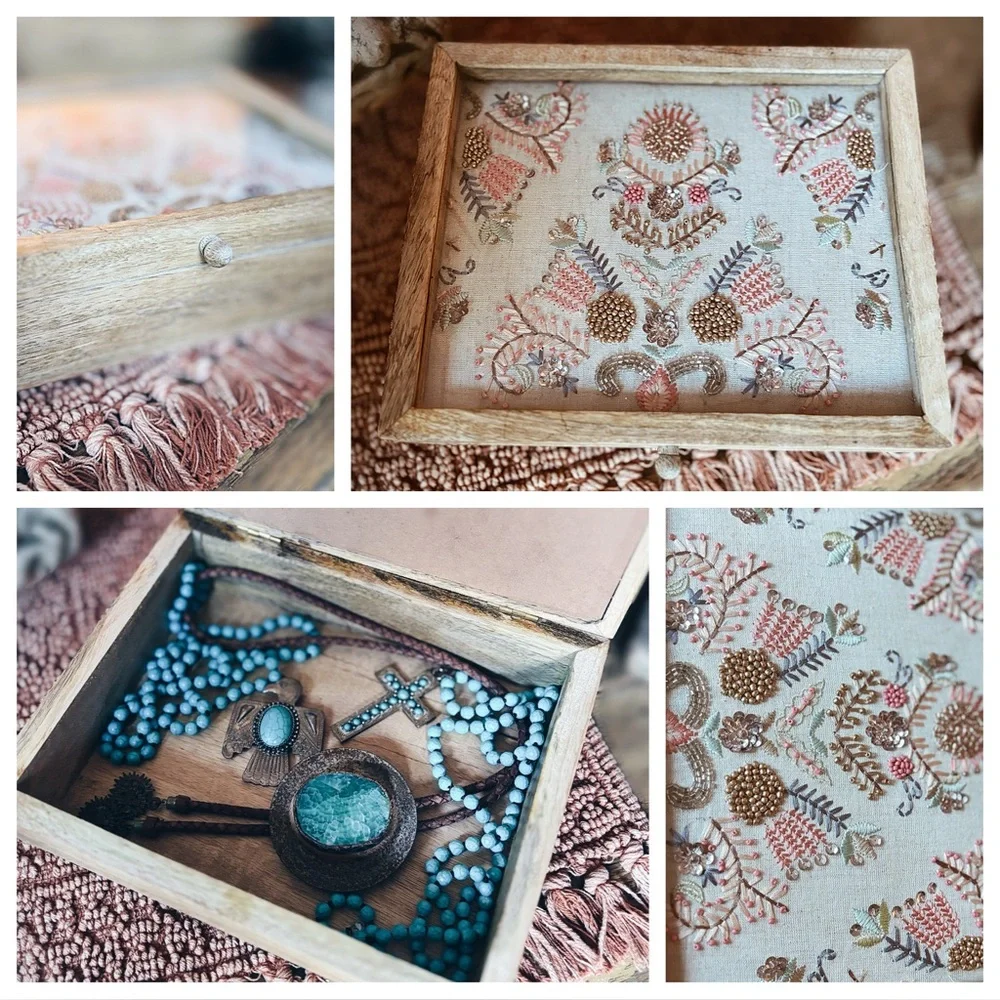 Jewelry Keepsake Wooden Box